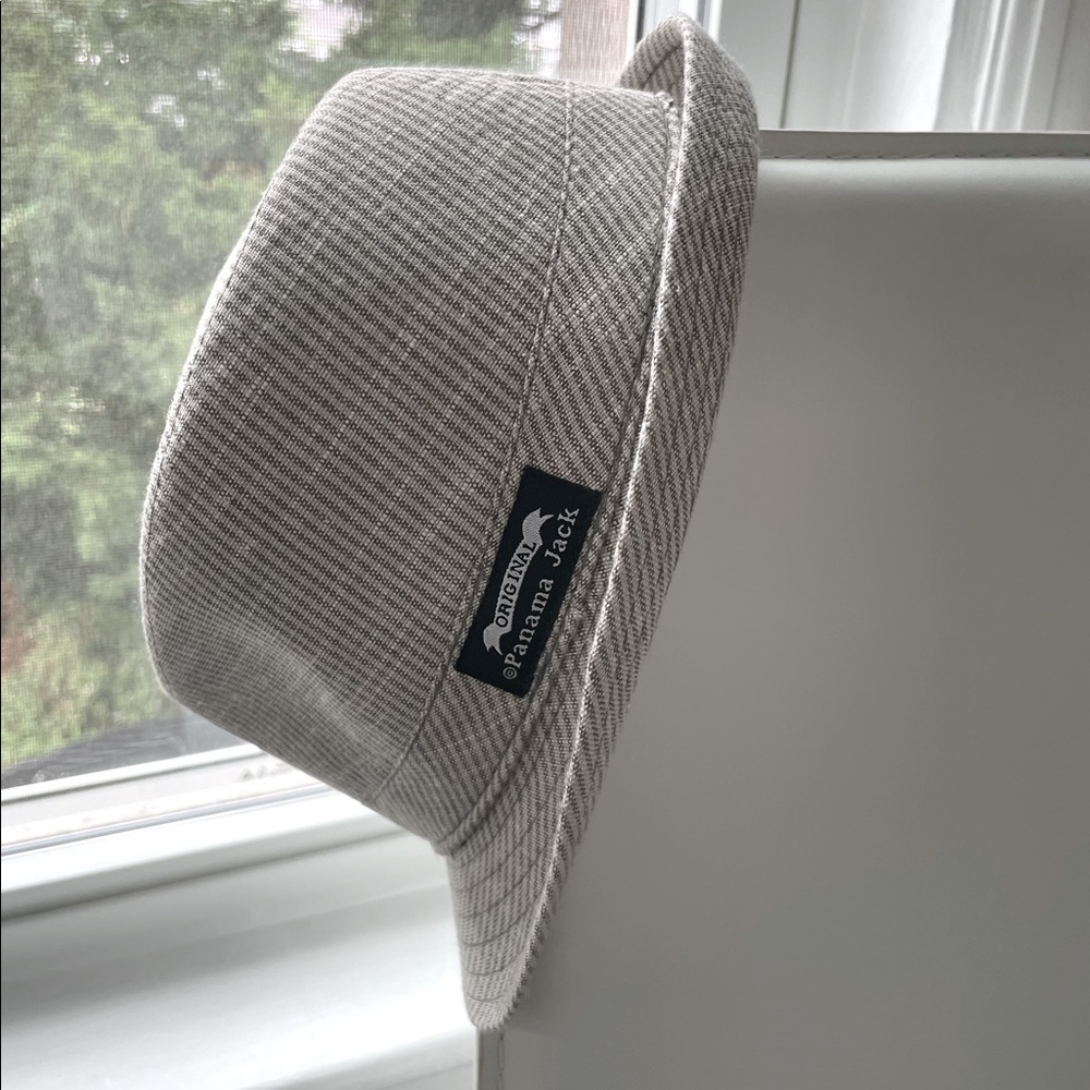 Classic gray Panama Jack fedora - NEW